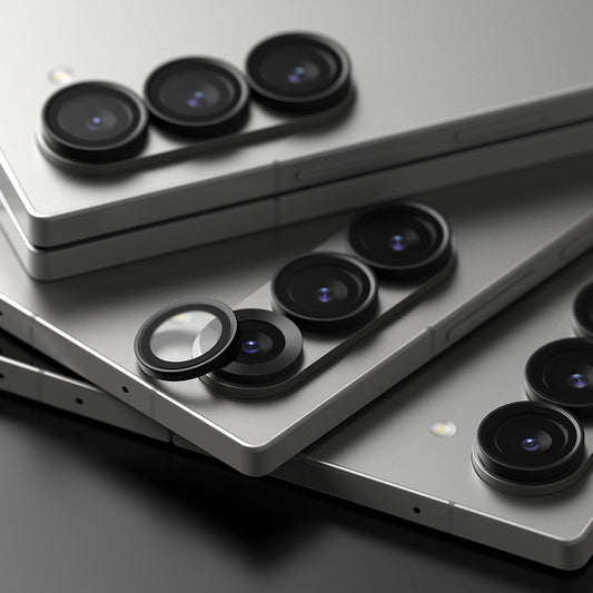 Folie de protectie Camera Spate Ringke pentru Samsung Galaxy Z Fold6 F956, Sticla Securizata, Set 2 bucati, Neagra