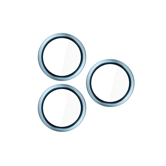 Folie de protectie Camera Spate 3MK Hardy Protection Pro pentru Apple iPhone 17 Pro Max / 17 Pro, Sticla Securizata, Albastra