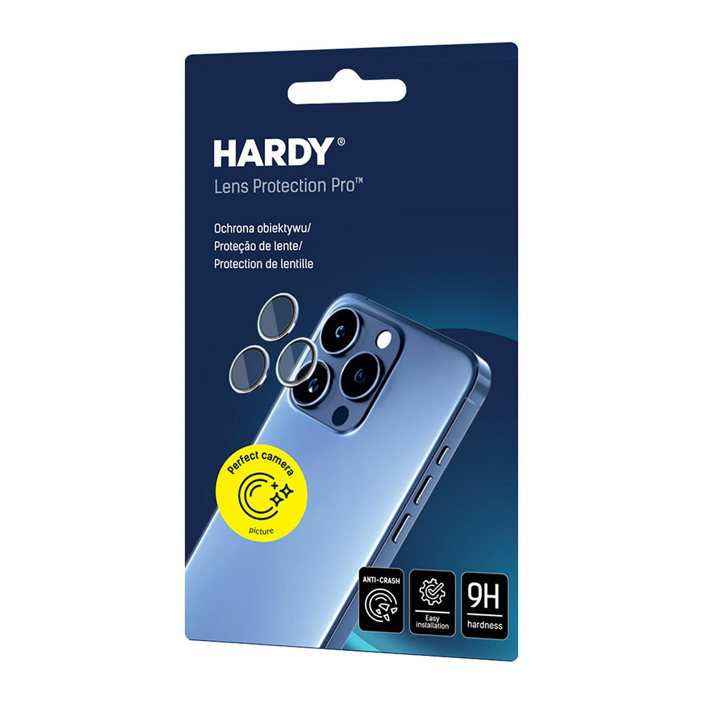 Folie de protectie Camera Spate 3MK Hardy Protection Pro pentru Apple iPhone 17 Pro Max / 17 Pro, Sticla Securizata, Bej