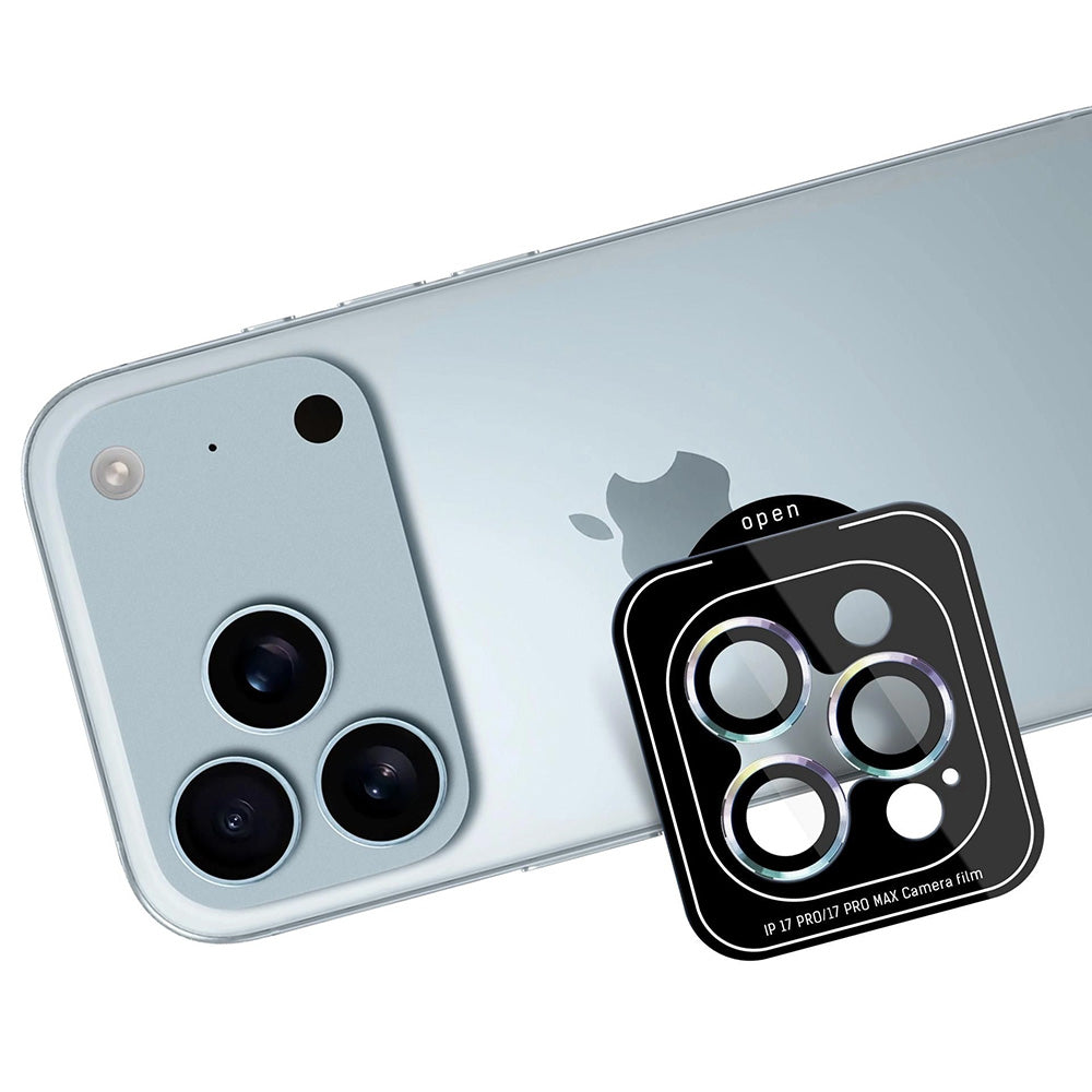 Folie de protectie Camera Spate 3MK Protection Pro pentru Apple iPhone 17 Pro Max / 17 Pro, Sticla Securizata, Multicolor