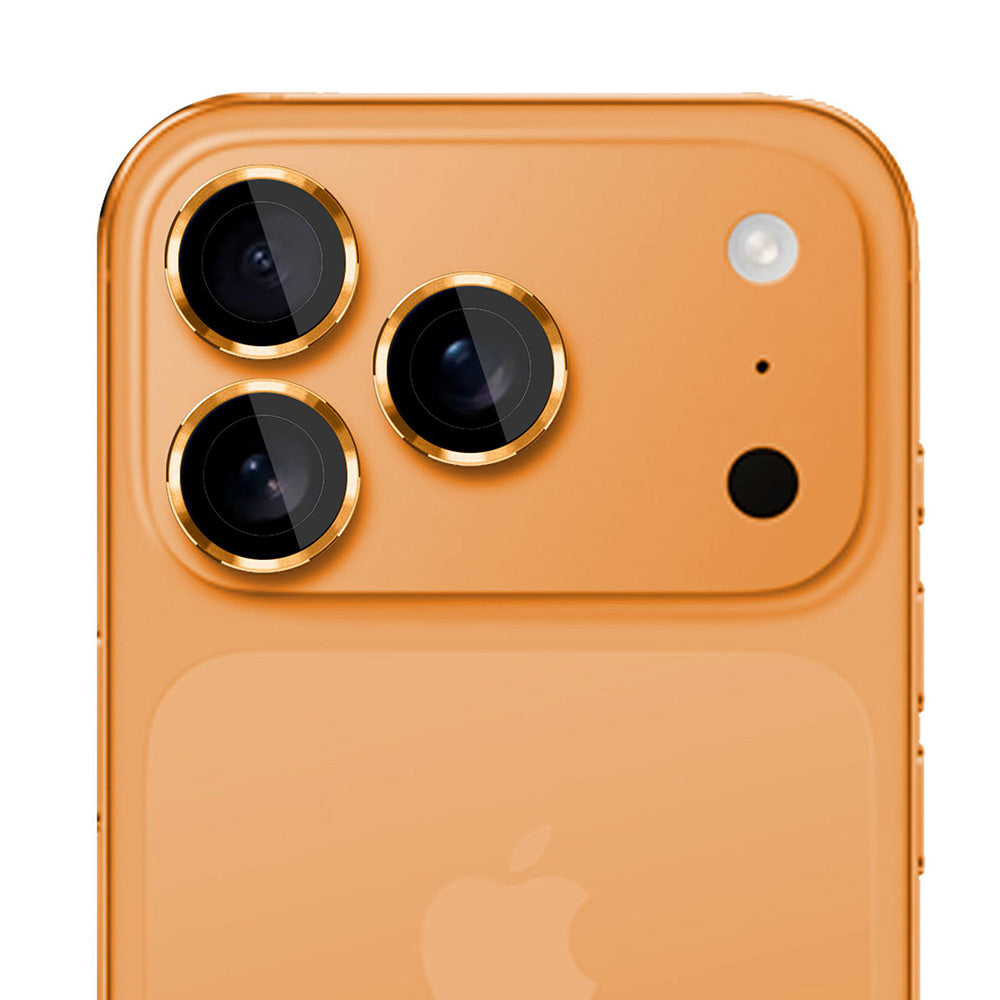 Folie de protectie Camera Spate 3MK Protection Pro pentru Apple iPhone 17 Pro Max / 17 Pro, Sticla Securizata, Portocalie