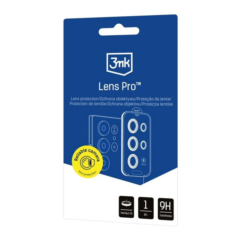Folie de protectie Camera Spate 3MK Protection Pro pentru Samsung Galaxy S26 S942, Sticla Securizata, Neagra