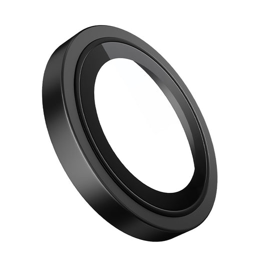 Folie de protectie Camera Spate Blueo Metal Frame pentru Apple iPhone 17, Sticla Securizata, Neagra