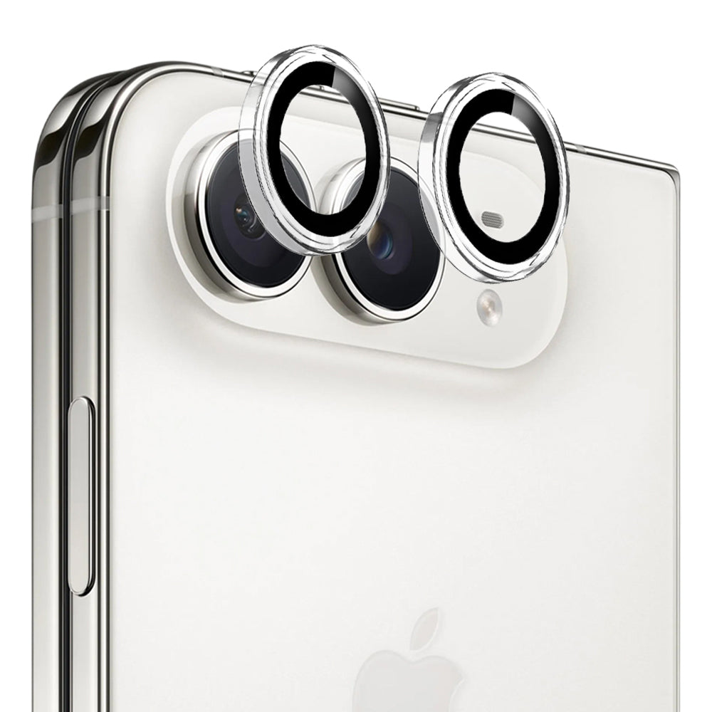 Folie de protectie Camera Spate Blueo Metal Frame pentru Apple iPhone Duo, Sticla Securizata, Transparenta