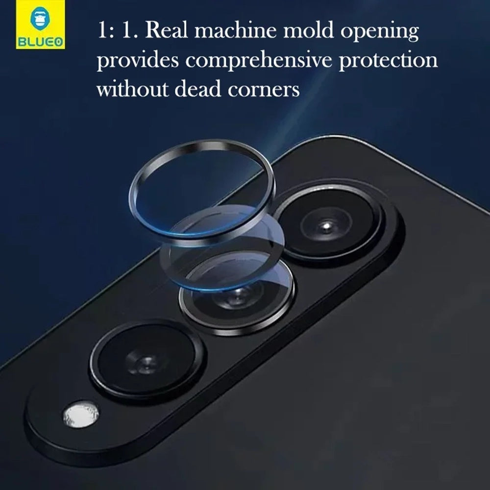 Folie de protectie Camera Spate Blueo pentru Samsung Galaxy Z Fold8 F971, Sticla Securizata, Argintie