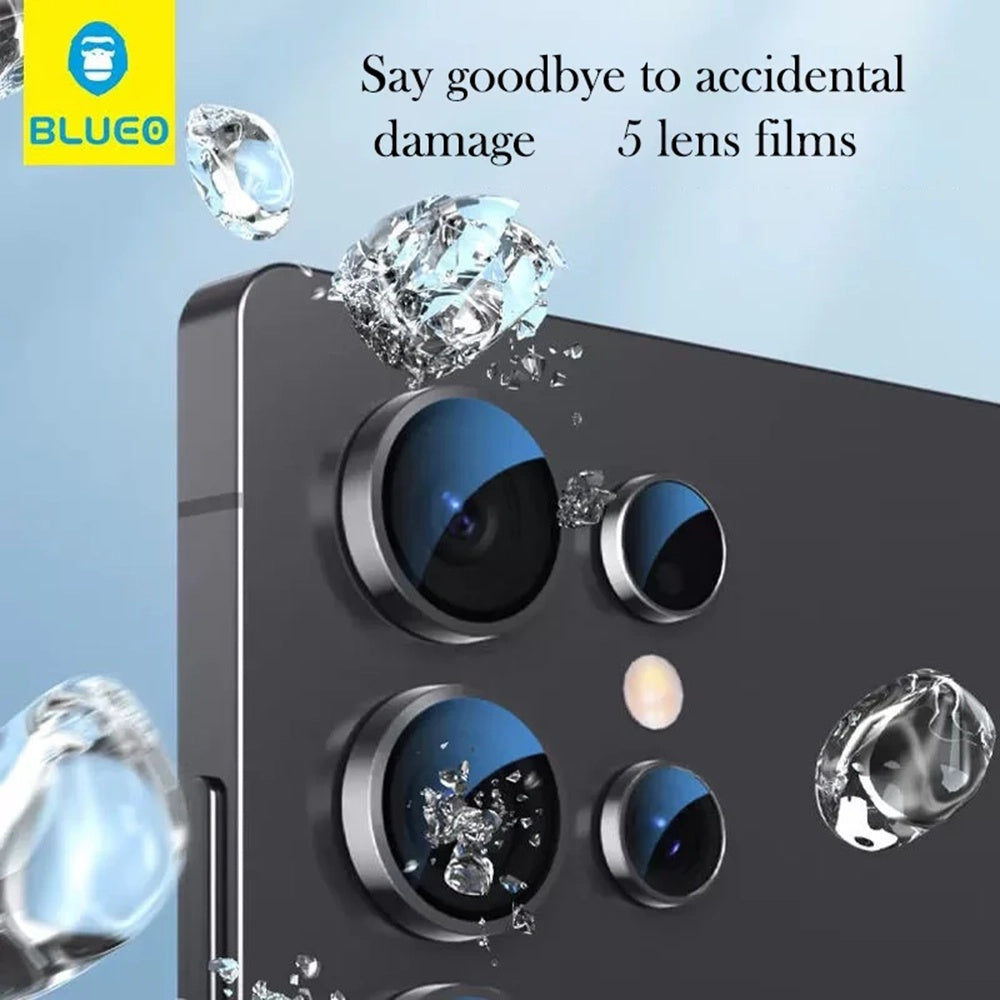 Folie de protectie Camera Spate Blueo pentru Samsung Galaxy Z Fold8 F971, Sticla Securizata, Neagra