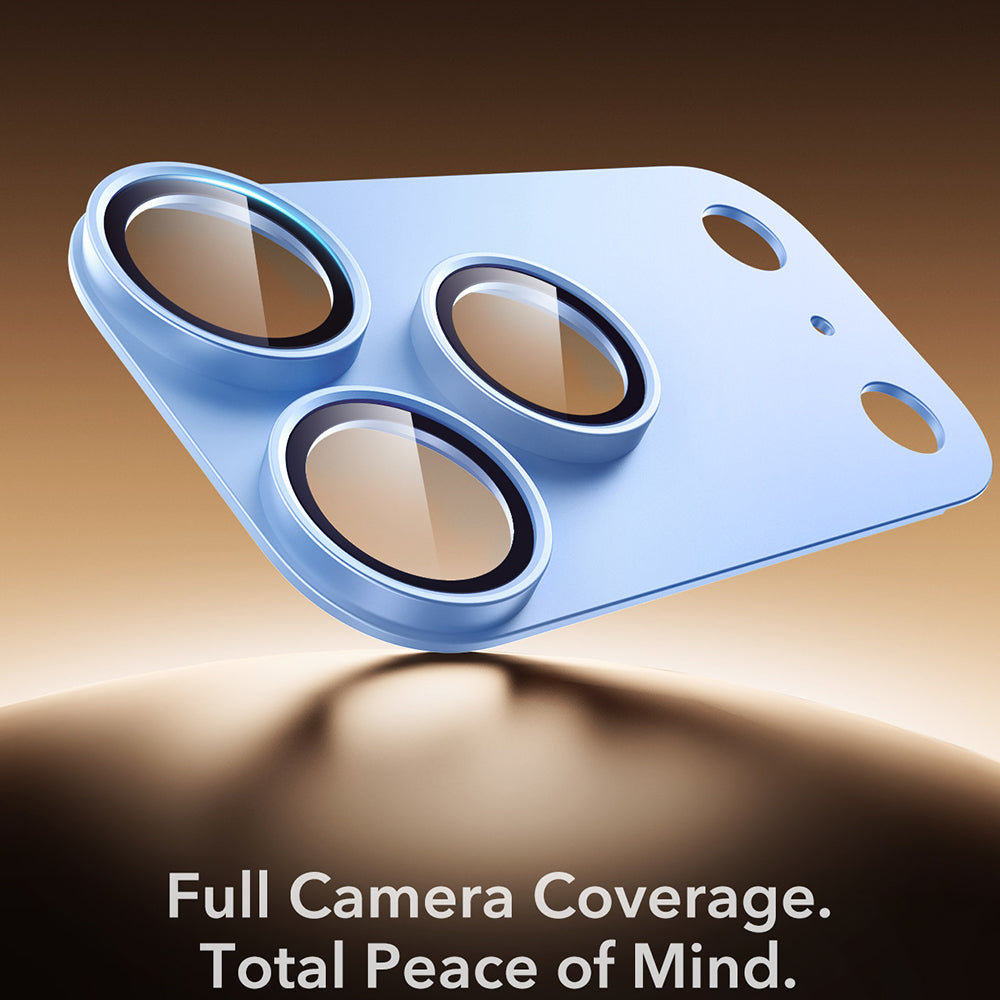Folie de protectie Camera Spate ESR Armorite Pro pentru Apple iPhone 18 Pro, Sticla Securizata, Albastra