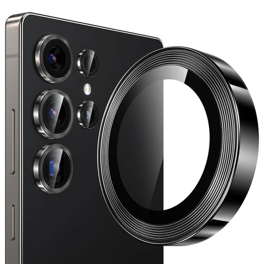 Folie de protectie Camera Spate Lito S+ pentru Samsung Galaxy S26 Ultra, Sticla Securizata, Neagra