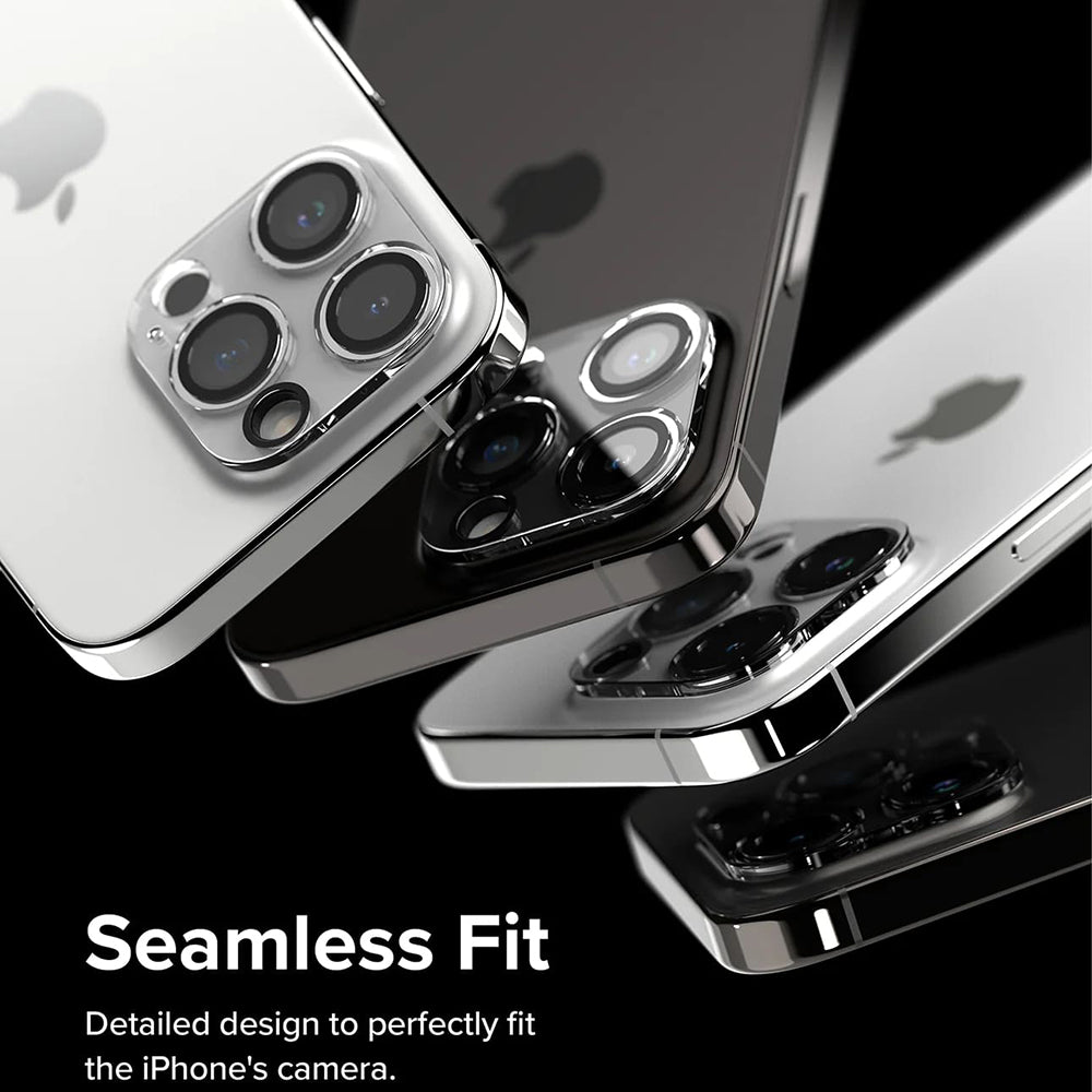 Folie de protectie Camera Spate Ringke pentru Apple iPhone 15 Pro, Sticla Securizata, Set 2 bucati, Transparenta