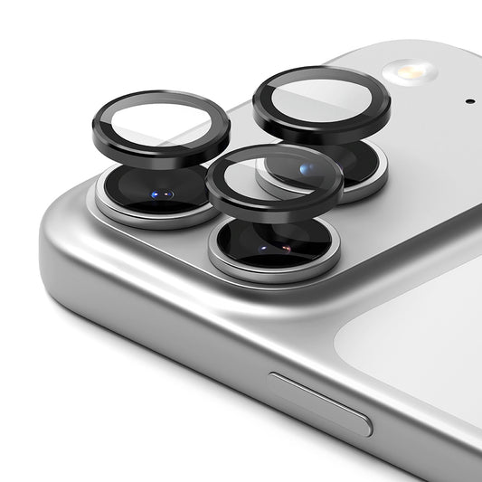 Folie de protectie Camera Spate Ringke pentru Apple iPhone 17 Pro Max / 17 Pro, Sticla Securizata, Neagra