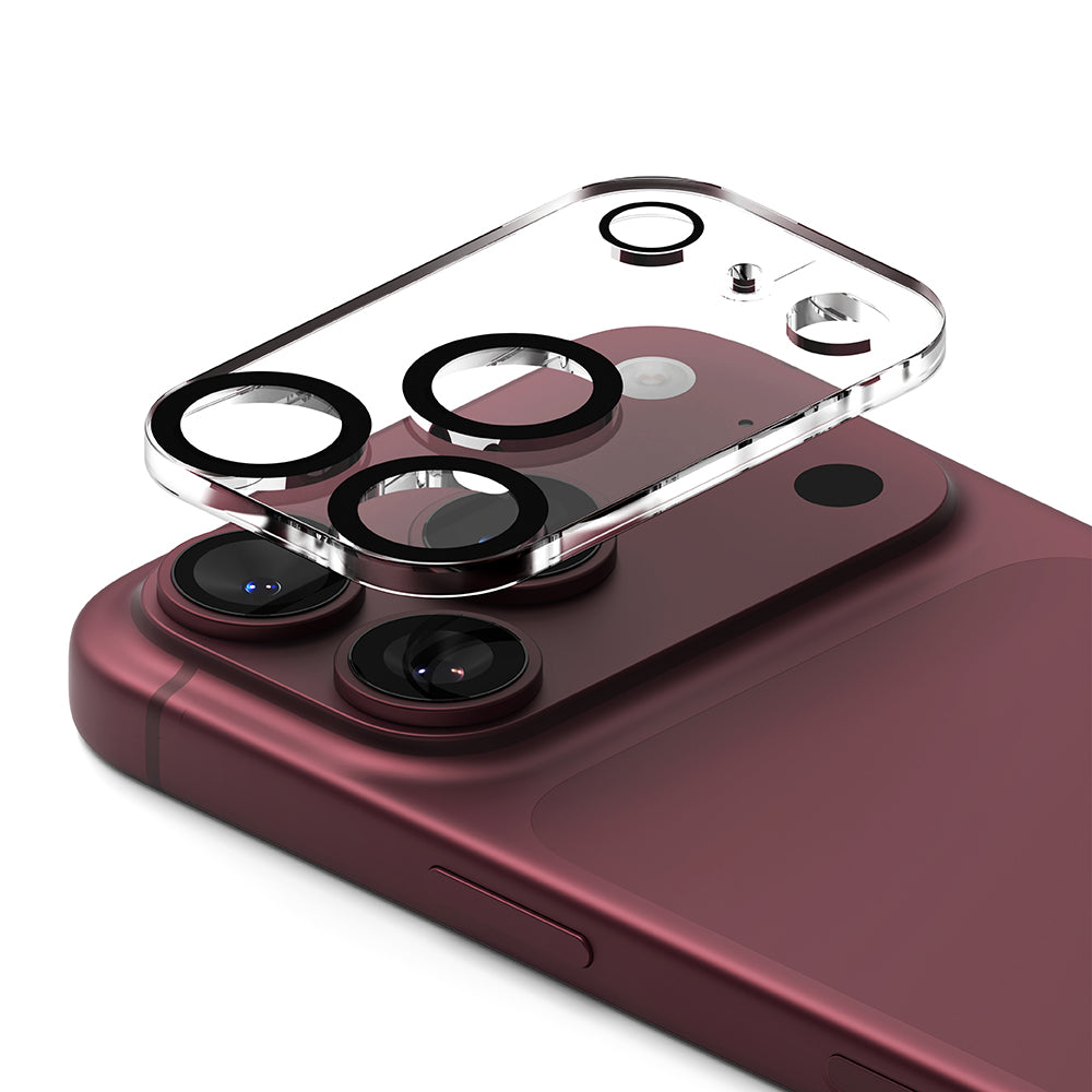 Folie de protectie Camera Spate Ringke pentru Apple iPhone 18 Pro Max, Sticla Securizata, Set 2 bucati, Transparenta