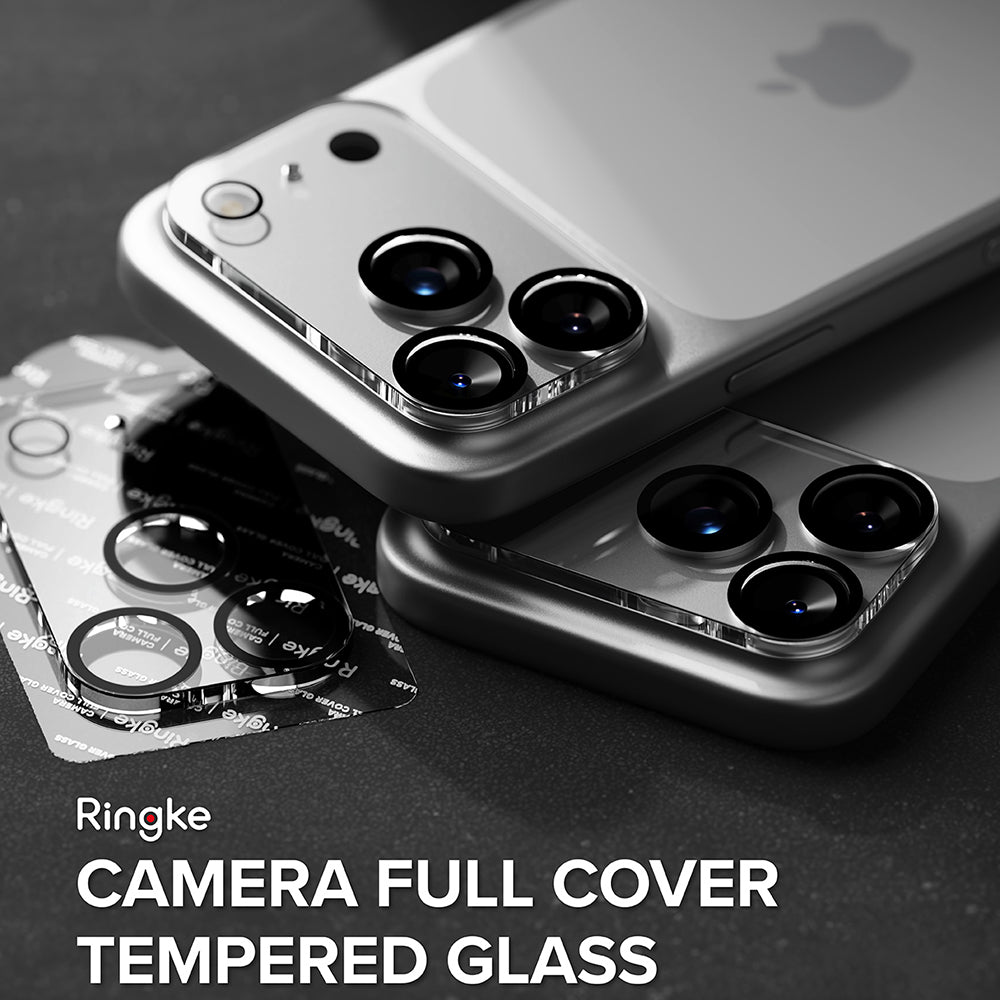 Folie de protectie Camera Spate Ringke pentru Apple iPhone 18 Pro Max, Sticla Securizata, Set 2 bucati, Transparenta