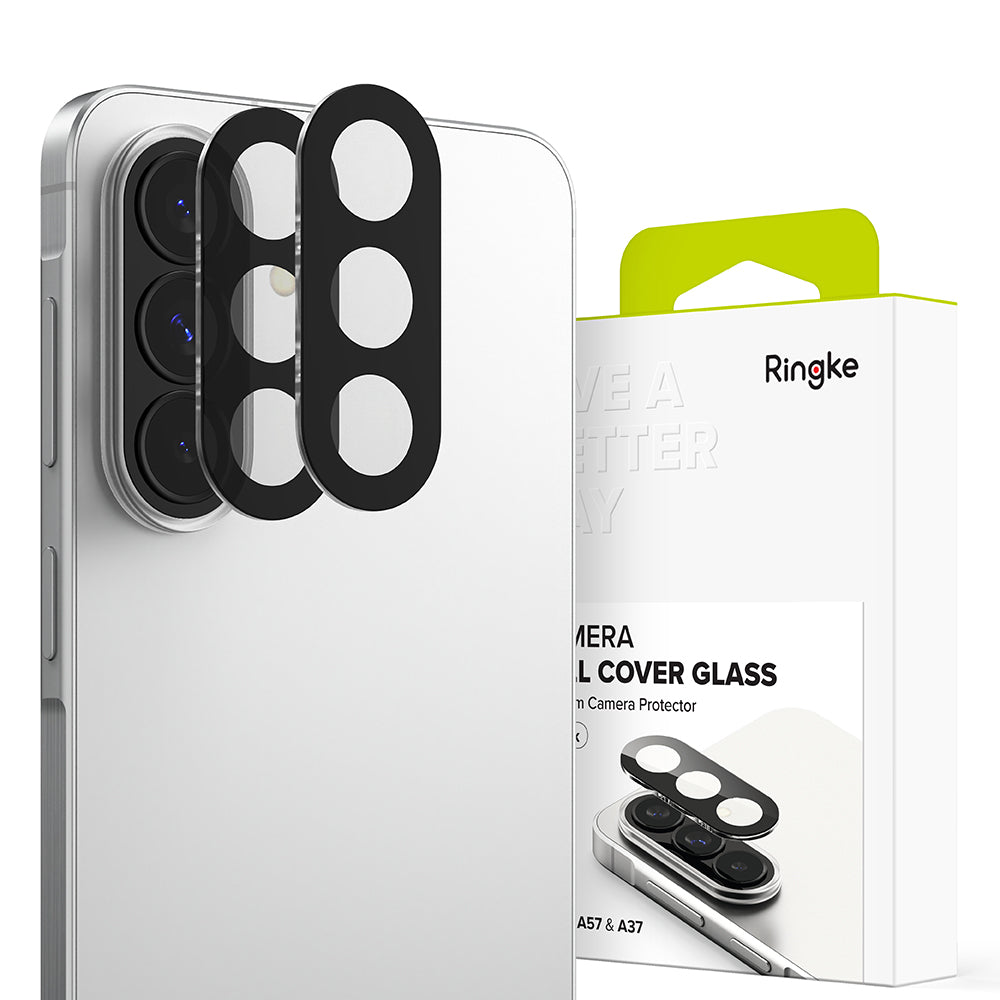 Folie de protectie Camera Spate Ringke pentru Samsung Galaxy A57 5G / A37 5G, Sticla Securizata, Set 2 bucati, Transparenta