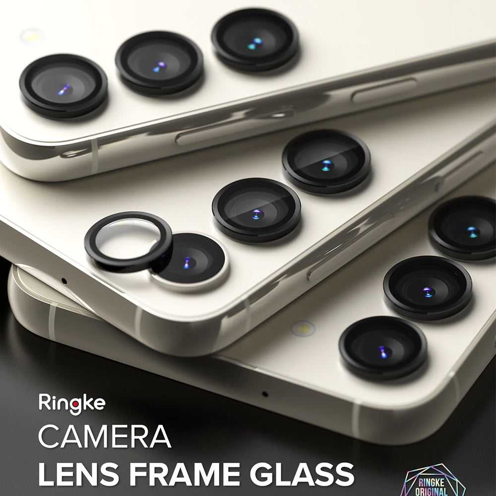 Folie de protectie Camera Spate Ringke pentru Samsung Galaxy S23+ S916 / S23 S911, Sticla Securizata, Neagra