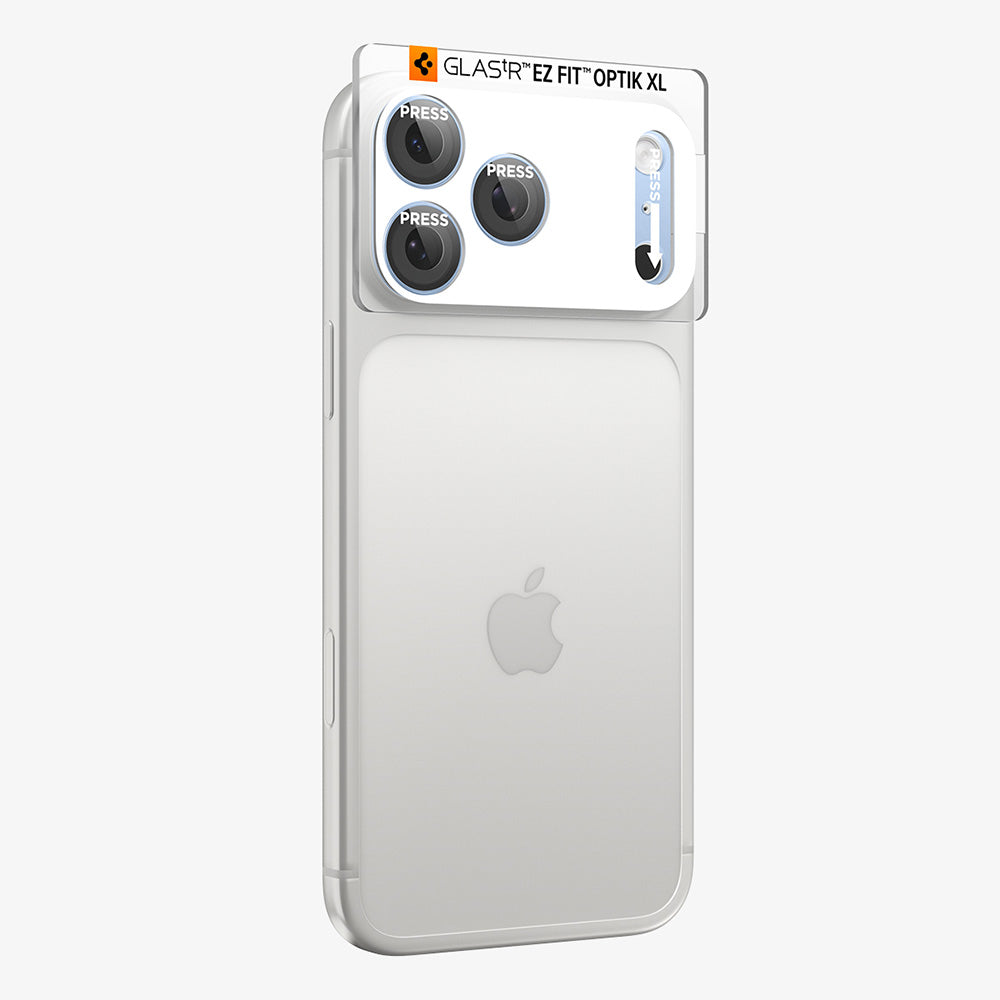 Folie de protectie Camera Spate Spigen GlastR EZ FIT Optik Pro XL pentru Apple iPhone 18 Pro Max, Sticla Securizata, Bleu AGL12041