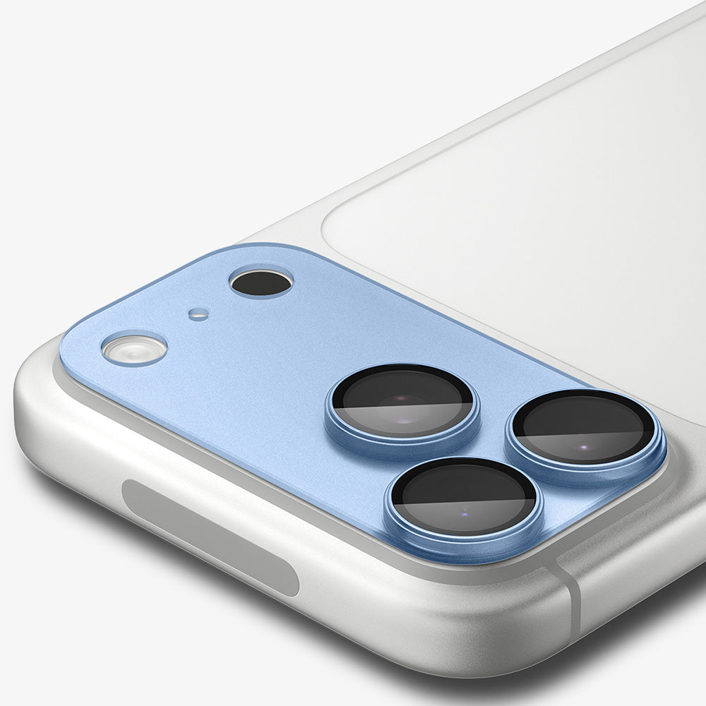 Folie de protectie Camera Spate Spigen GlastR EZ FIT Optik Pro XL pentru Apple iPhone 18 Pro, Sticla Securizata, Bleu AGL12037