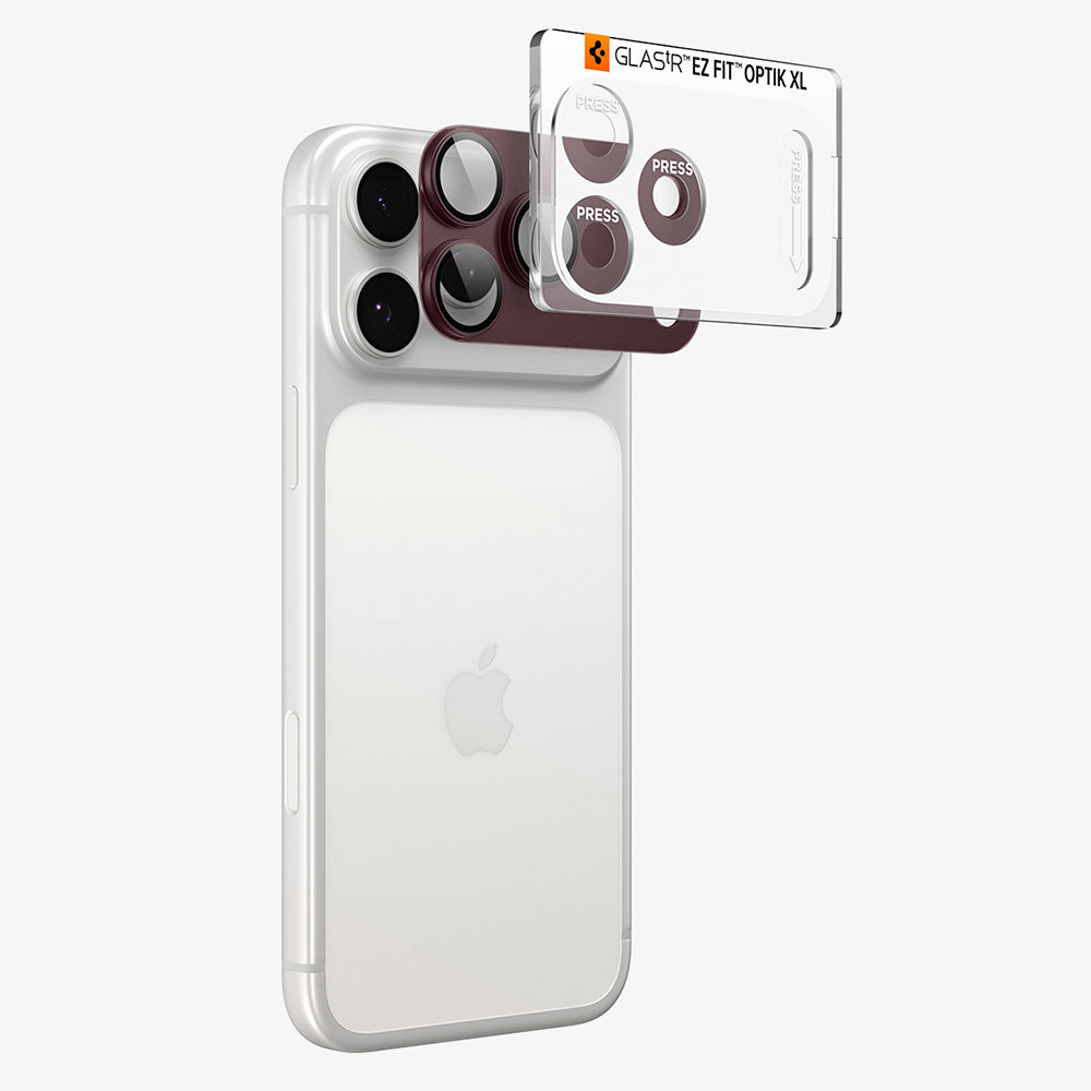 Folie de protectie Camera Spate Spigen GlastR EZ FIT Optik Pro XL pentru Apple iPhone 18 Pro, Sticla Securizata, Visinie AGL12036