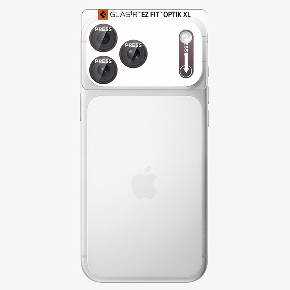 Folie de protectie Camera Spate Spigen GlastR EZ FIT Optik Pro XL pentru Apple iPhone 18 Pro, Sticla Securizata, Visinie AGL12036