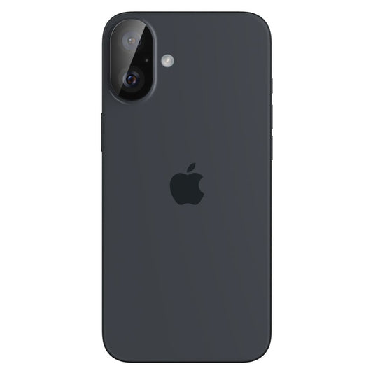 Folie de protectie Camera Spate Spigen GlastR Optik pentru Apple iPhone 16 Plus / 16, Sticla Securizata, Set 2 bucati, Neagra AGL07922