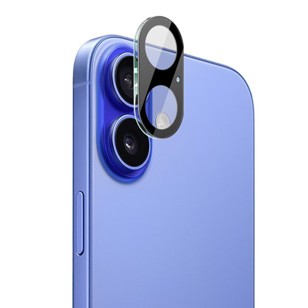 Folie de protectie Camera Spate Techsuit pentru Apple iPhone 17, Sticla Securizata, Neagra