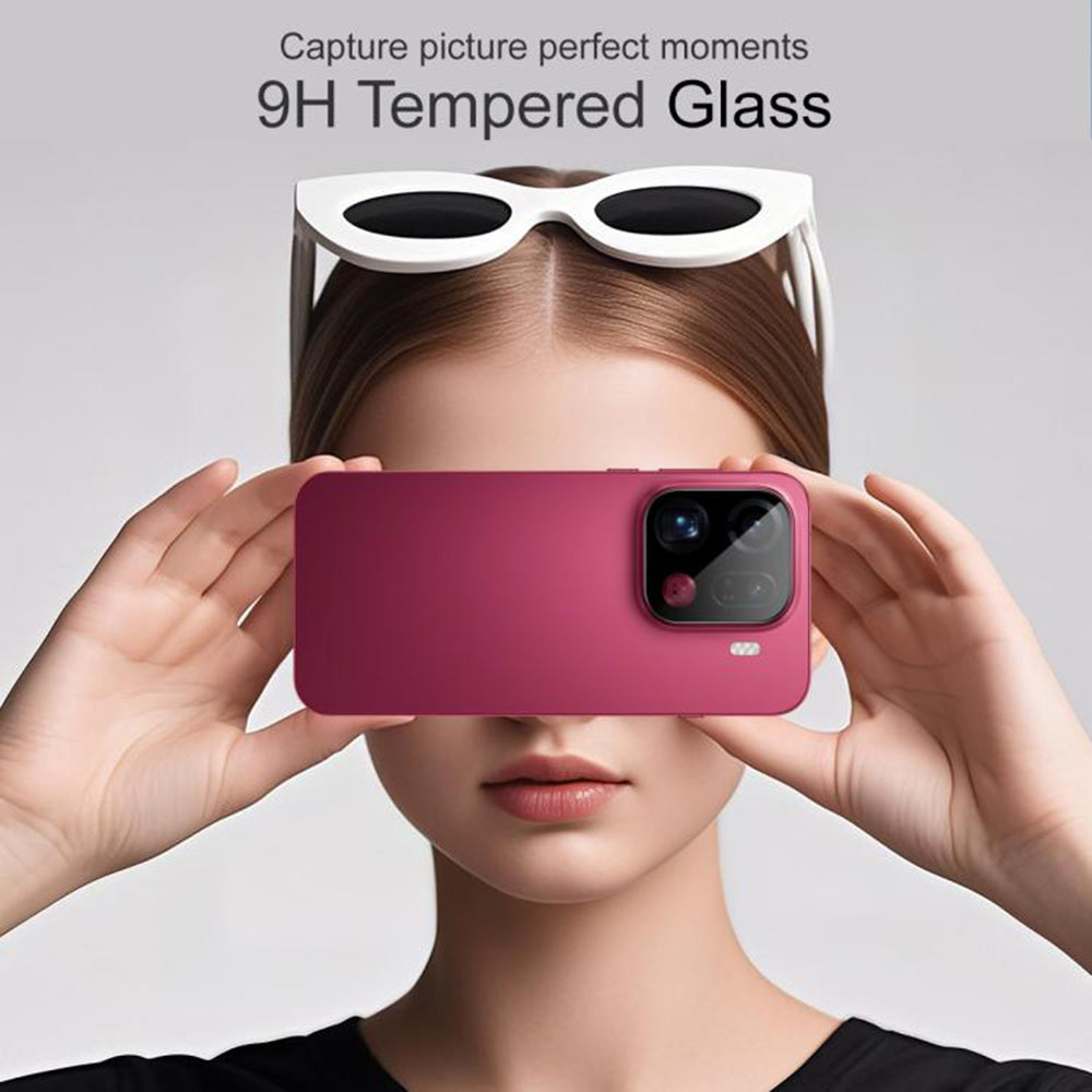 Folie de protectie Camera Spate Techsuit pentru Oppo Find X9 Pro, Sticla Securizata, Neagra