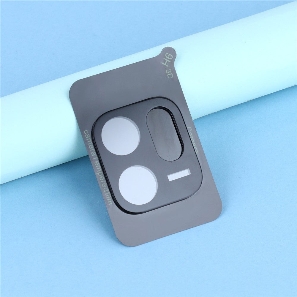 Folie de protectie Camera Spate Techsuit pentru Oppo Reno14 FS 5G / Reno14 F, Sticla Securizata, Neagra