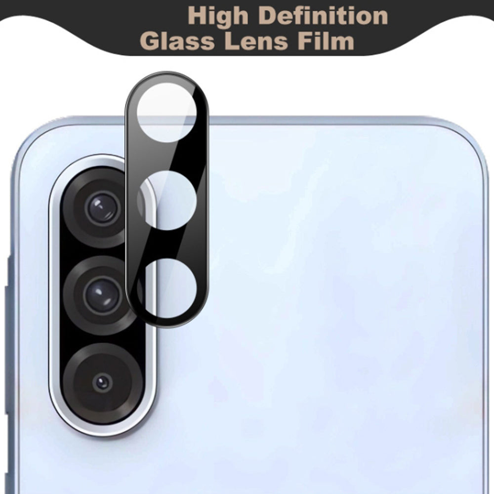 Folie de protectie Camera Spate Techsuit pentru Samsung Galaxy A36 A366, Sticla Securizata, Neagra