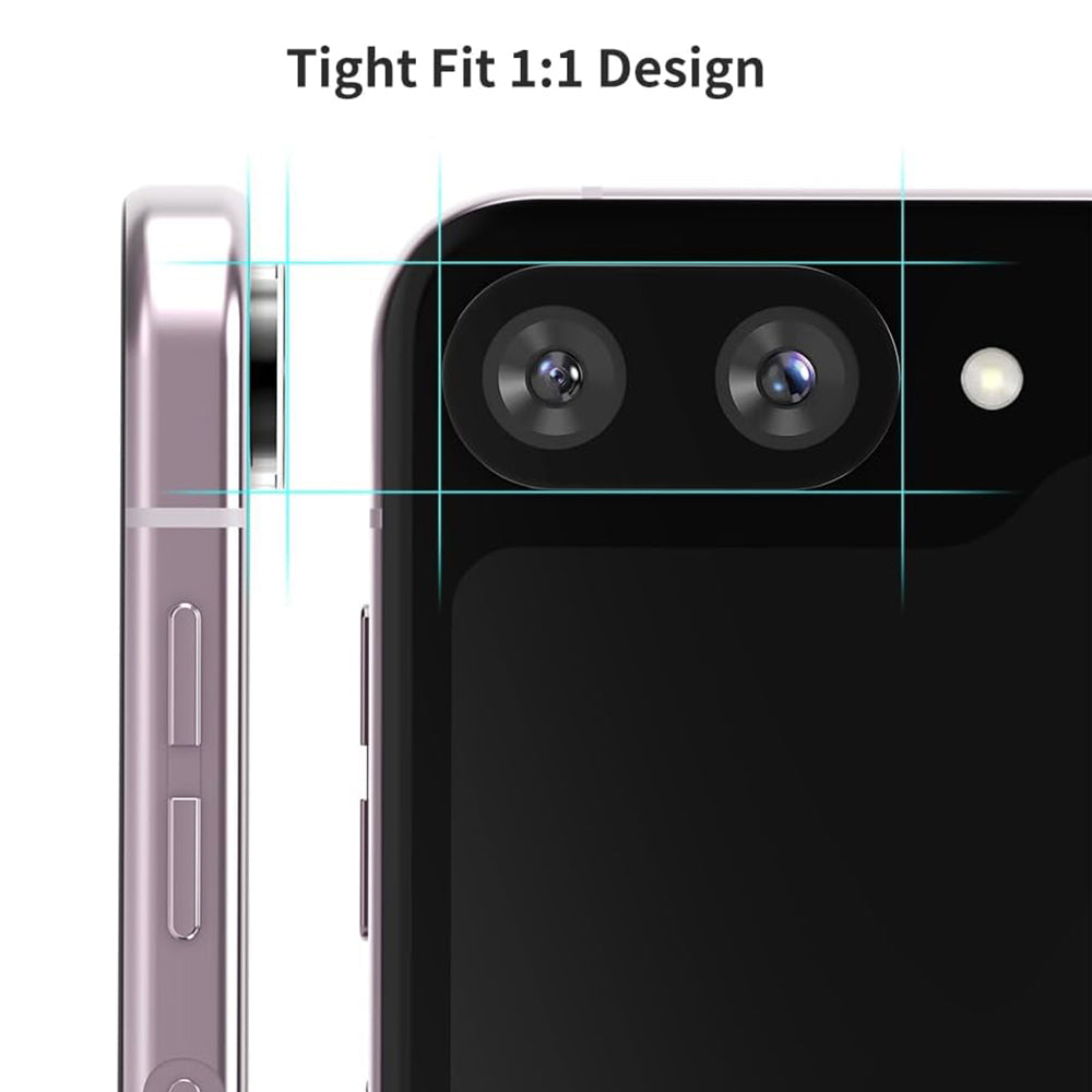 Folie de protectie Camera Spate Techsuit pentru Samsung Galaxy Z Flip6 F741, Sticla Securizata, Neagra