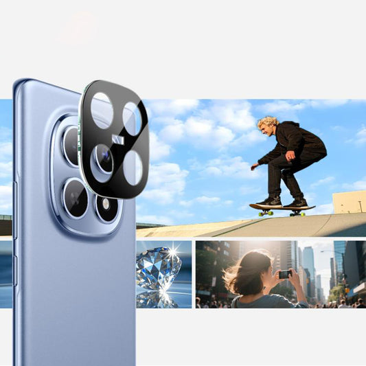 Folie de protectie Camera Spate Techsuit pentru Xiaomi Poco M8 / Redmi Note 15 5G, Sticla Securizata, Neagra