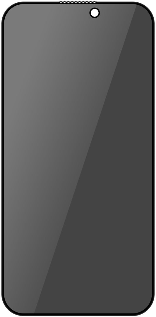 Folie de protectie Ecran Privacy Blueo pentru Apple iPhone 16 Pro, Sticla Securizata, Full Glue, 5D