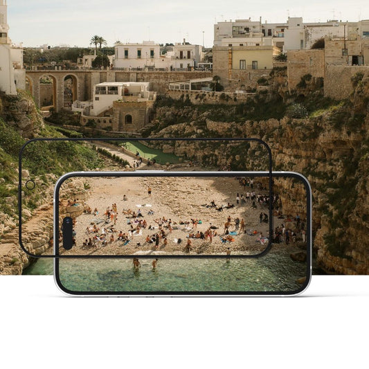 Folie de protectie Ecran Privacy Ringke Easy Slide pentru Apple iPhone 16 / 15, Sticla Securizata, Full Glue, Set 2 bucati