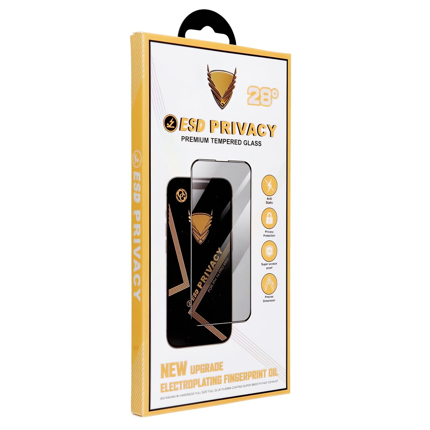 Folie de protectie Ecran Privacy OG Premium pentru Samsung Galaxy A05s A057, Sticla Securizata, Full Glue