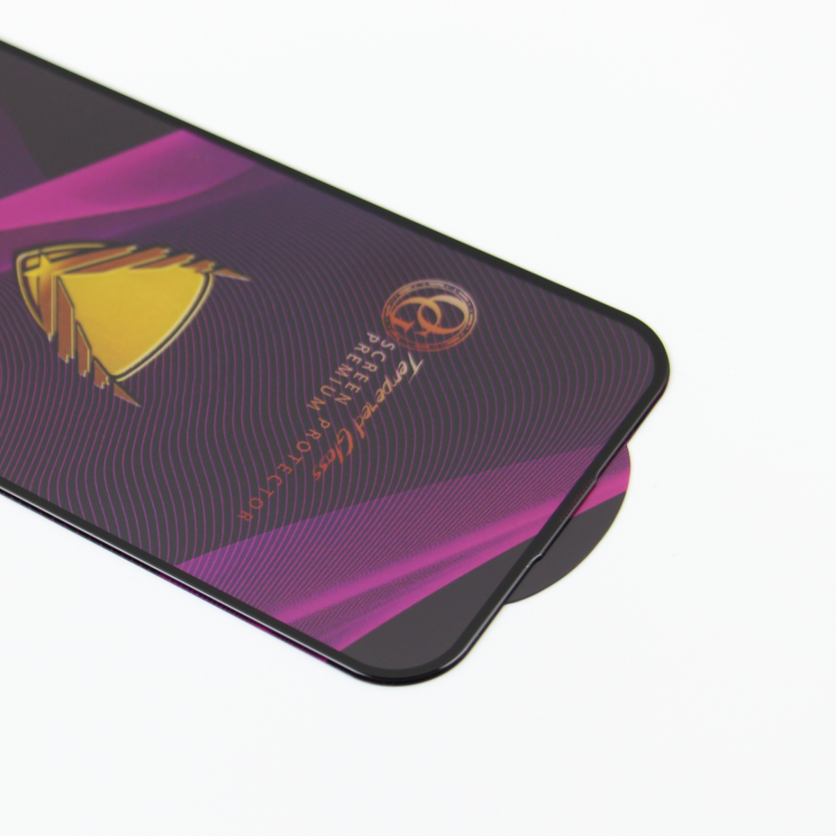 Folie de protectie Ecran OG Premium pentru Apple iPhone 14 Pro Max, Sticla Securizata, Full Glue, Set 10 bucati, Neagra
