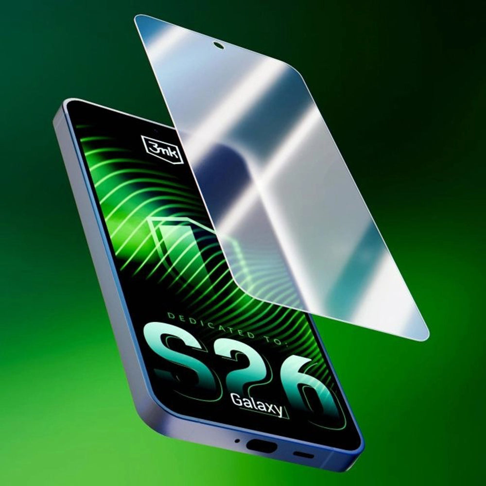 Folie de protectie Ecran 3MK FlexibleGlass pentru Samsung Galaxy S26 S942, Sticla Flexibila, Full Glue, Transparenta