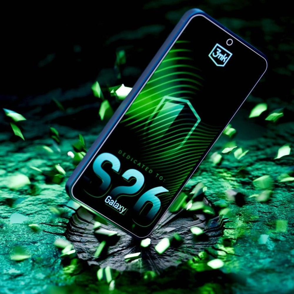 Folie de protectie Ecran 3MK FlexibleGlass pentru Samsung Galaxy S26 S942, Sticla Flexibila, Full Glue, Transparenta