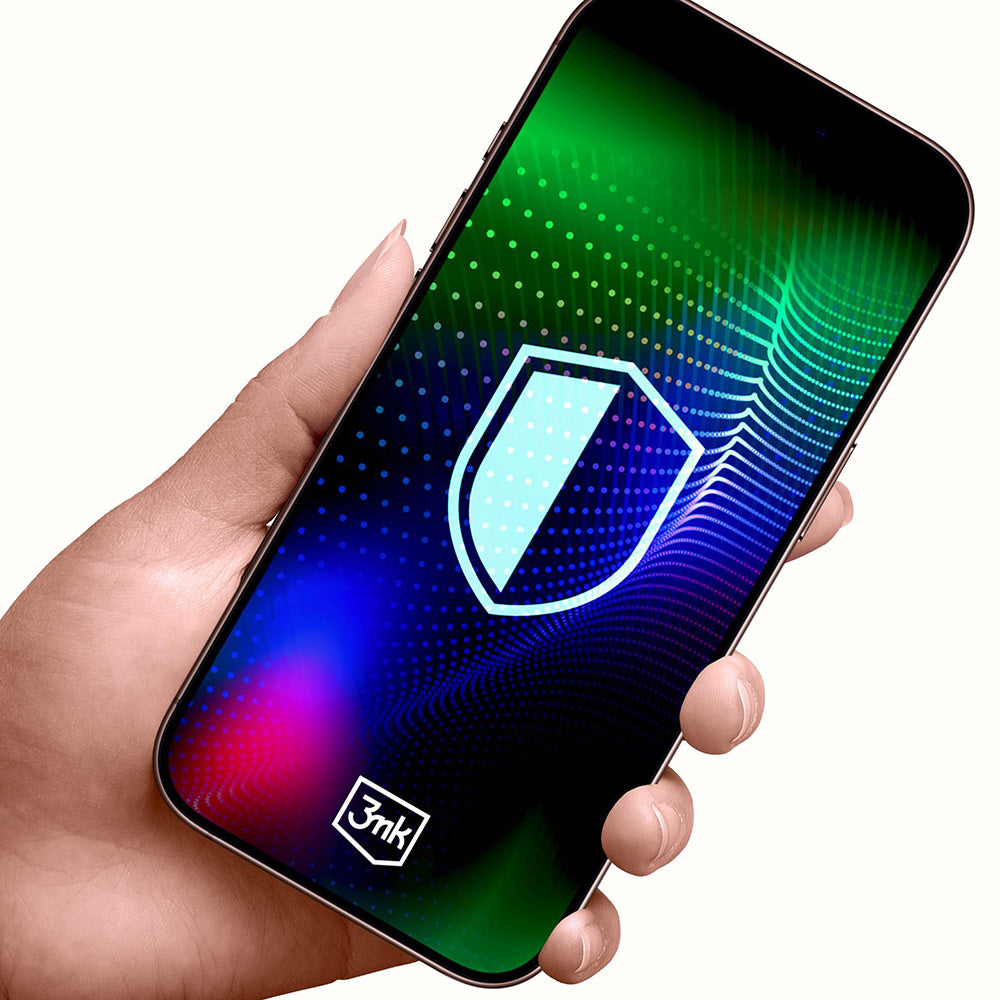 Folie de protectie Ecran 3MK Hardy Ultra pentru Apple iPhone 17 Pro, Sticla Securizata, Full Glue, Neagra
