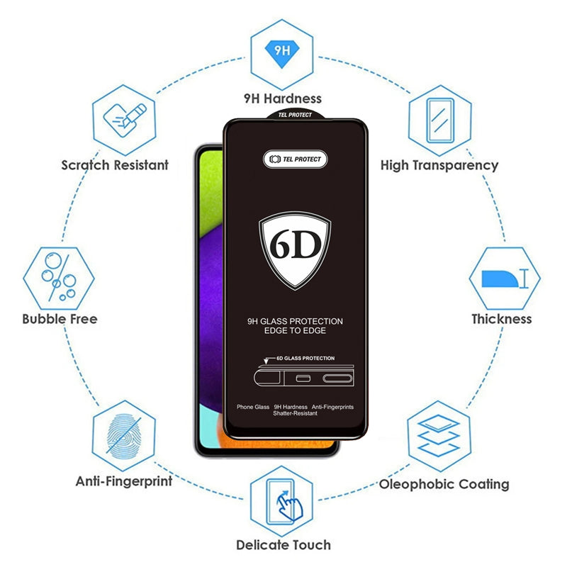 Folie de protectie Ecran OEM pentru Samsung Galaxy S26 S942, Sticla Securizata, Full Glue, 6D, Neagra