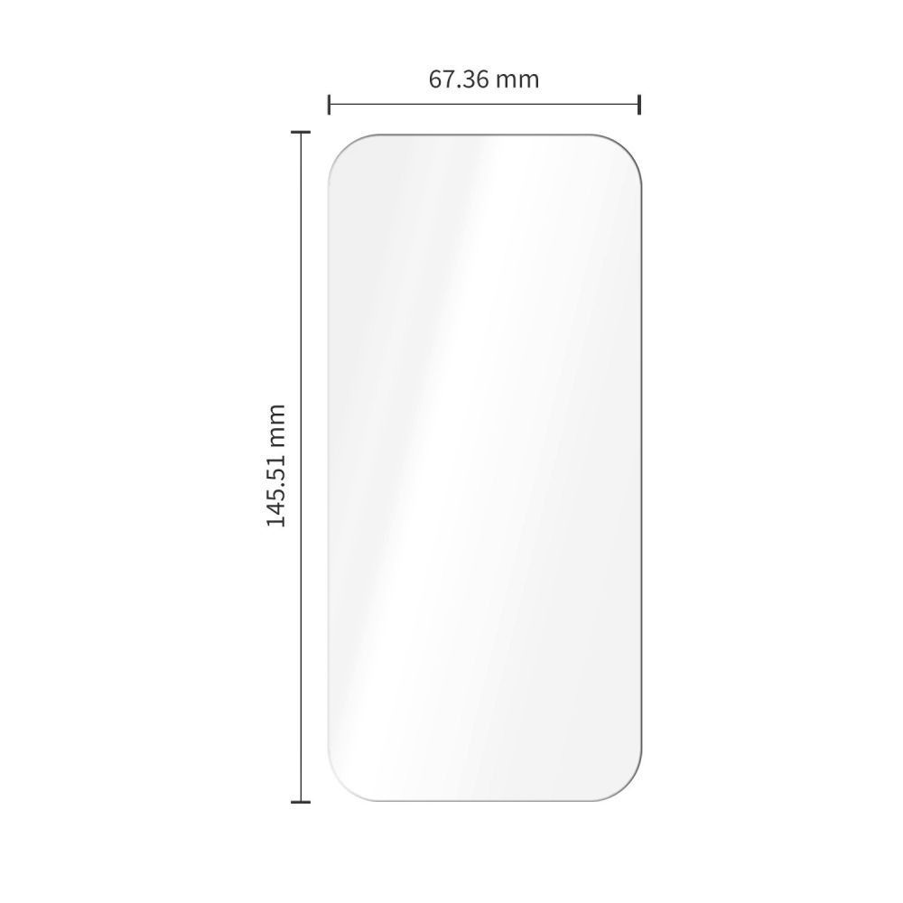 Folie de protectie Ecran Tech-Protect OneTouch pentru Apple iPhone 18 Pro / 17 Pro, Sticla Securizata, Full Glue, Set 2 bucati, Transparenta