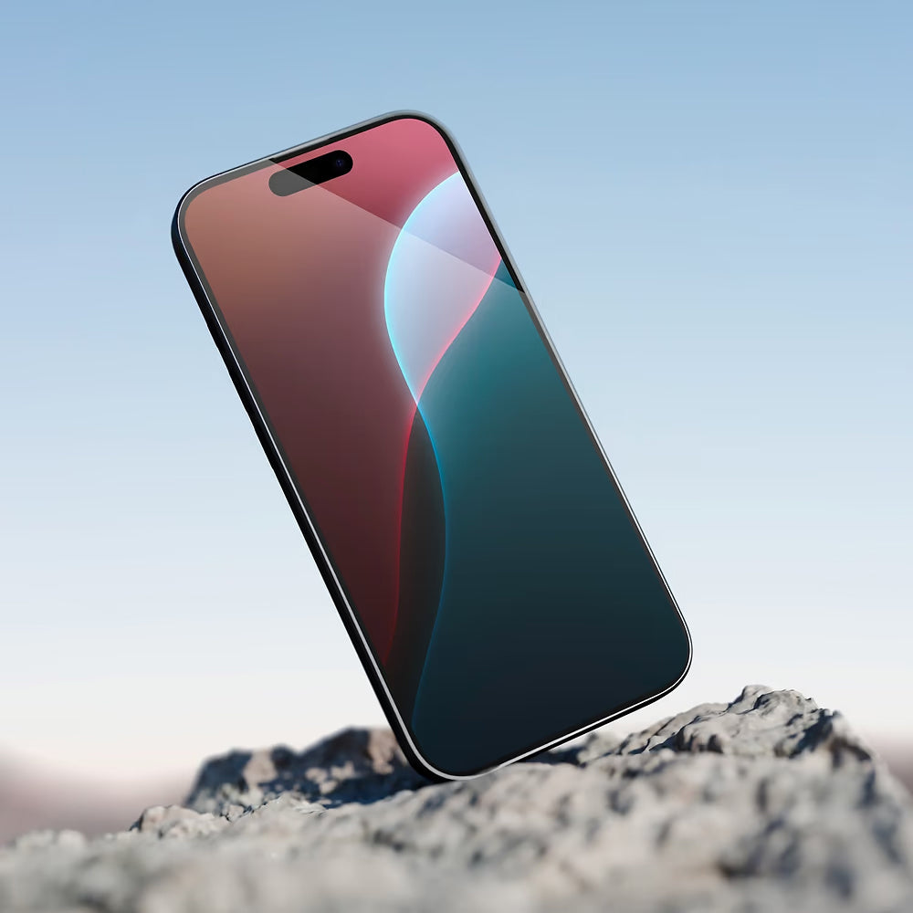 Folie de protectie Ecran Anank 5X Reinforced Invisible pentru Apple iPhone 17 Air, Sticla Securizata, Full Glue, 3D, Neagra