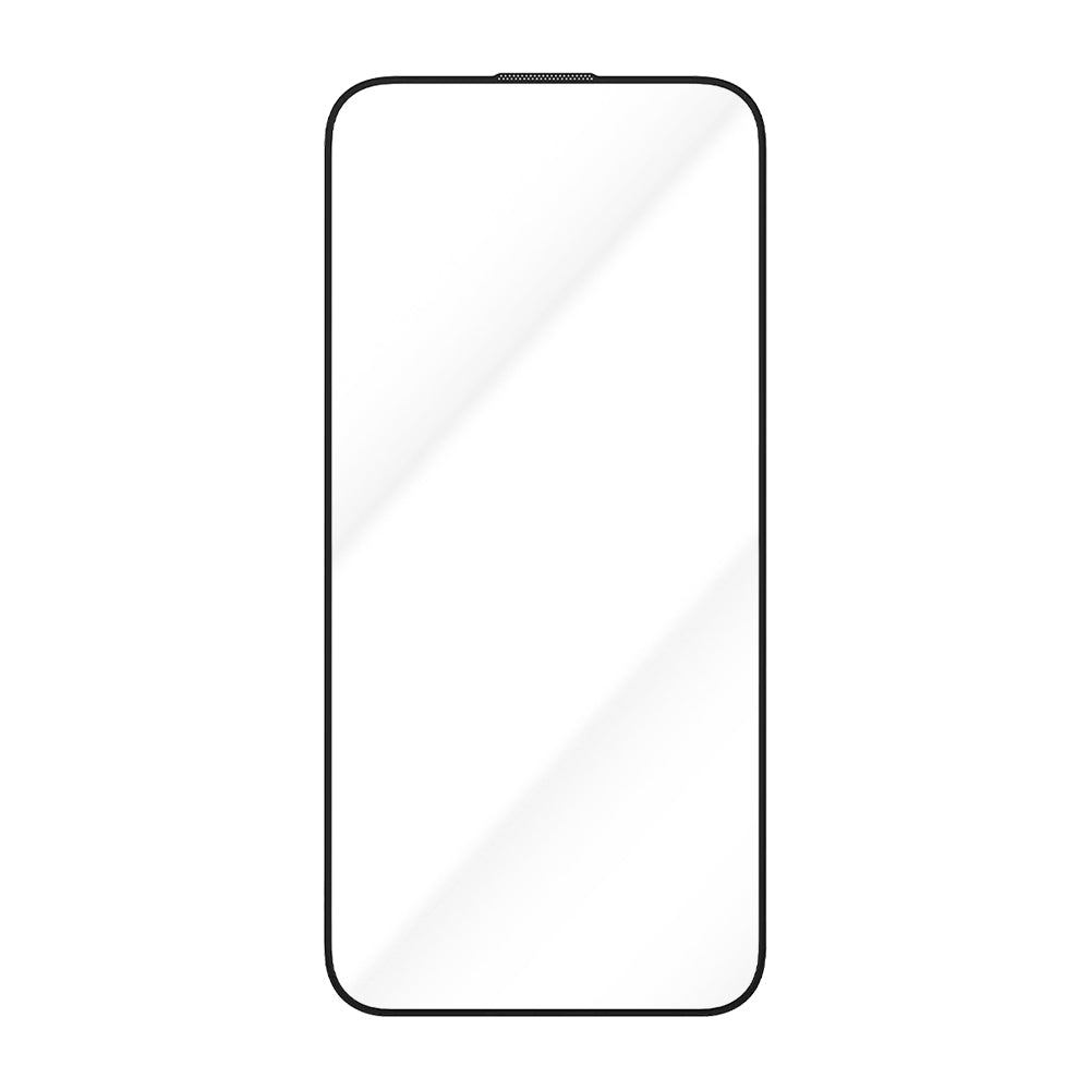 Folie de protectie Ecran Blueo Anti-Dust HD Applicator Pro pentru Apple iPhone 15 Pro, Sticla Securizata, Full Glue, Neagra