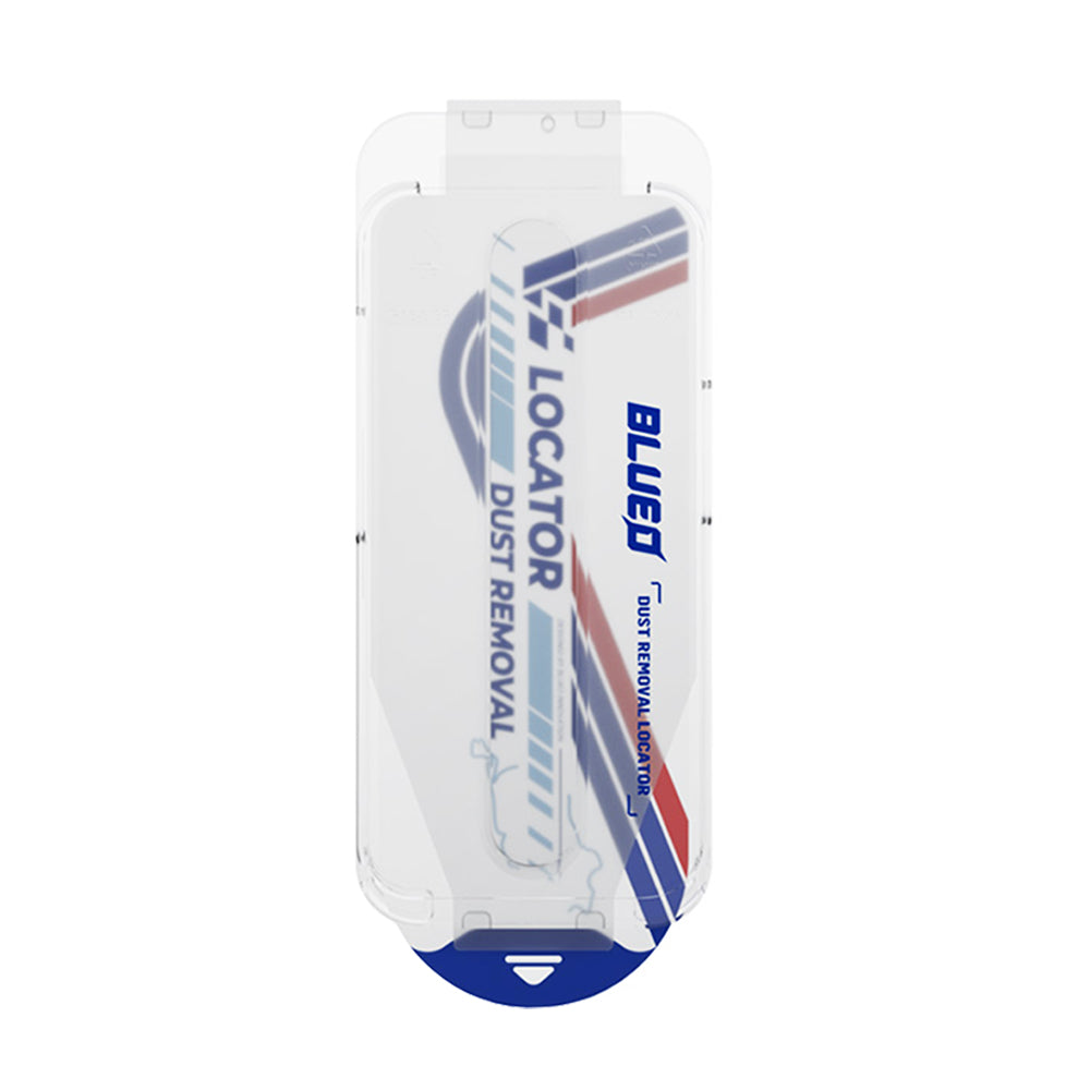 Folie de protectie Ecran Blueo Anti-Dust HD Applicator Pro pentru Apple iPhone 15 Pro, Sticla Securizata, Full Glue, Neagra