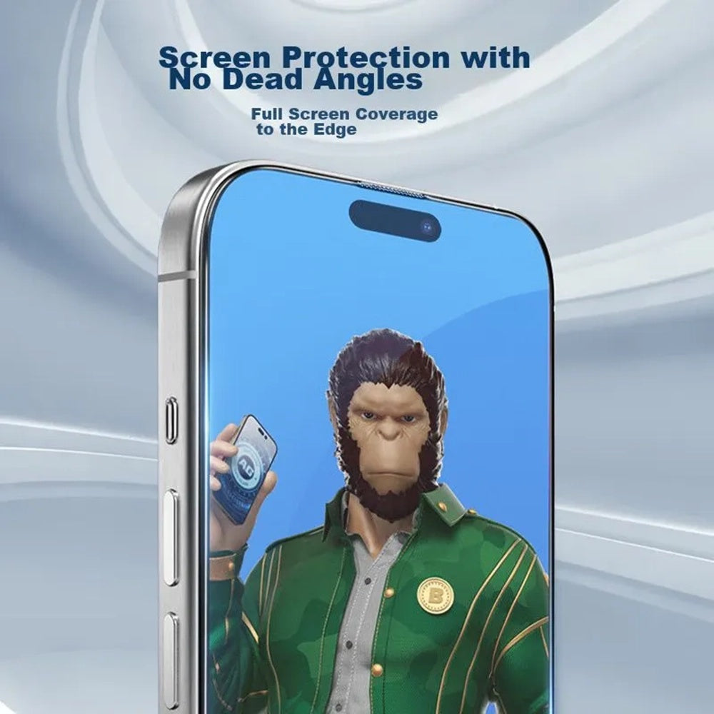 Folie de protectie Ecran Blueo Anti-Glare pentru Apple iPhone 11 Pro / XS / X, Sticla Securizata, Full Glue, Neagra