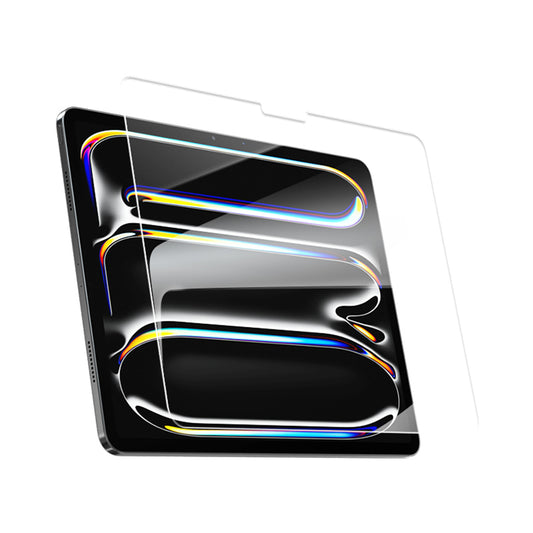 Folie de protectie Ecran Blueo Anti-Reflective HD Applicator Pro pentru Apple iPad Pro 12.9 (2022), Sticla Securizata, Full Glue