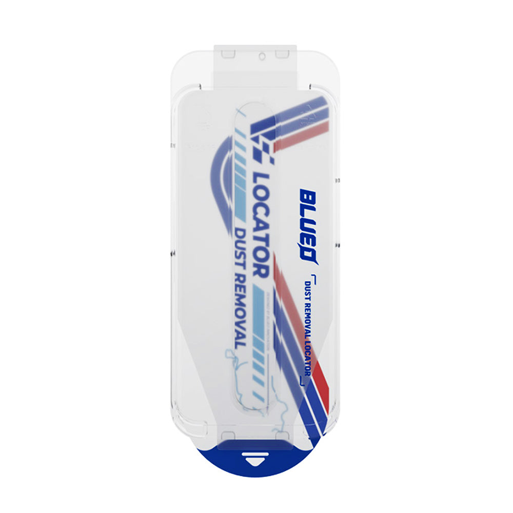 Folie de protectie Ecran Blueo Anti-Reflective HD Applicator Pro pentru Apple iPhone 16 / 15, Sticla Securizata, Full Glue, Neagra