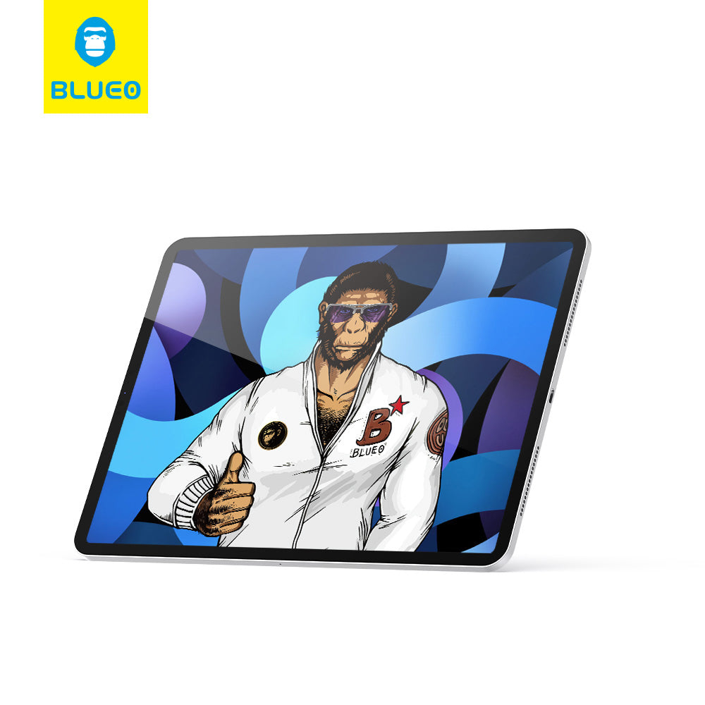 Folie de protectie Ecran Blueo pentru Apple iPad Pro 12.9 (2022) / Pro 12.9 (2021) / Pro 12.9 (2020), Sticla Securizata, Full Glue