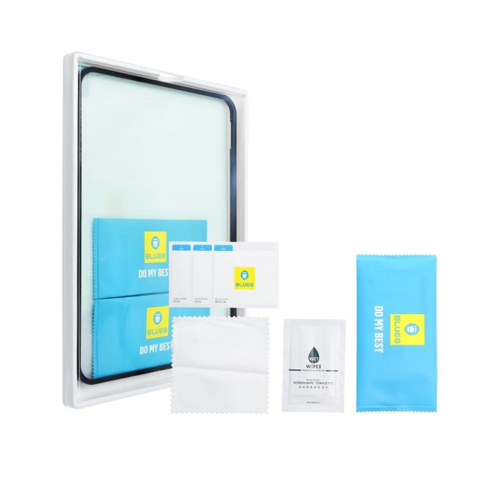 Folie de protectie Ecran Blueo pentru Apple iPad Pro 12.9 (2022) / Pro 12.9 (2021) / Pro 12.9 (2020), Sticla Securizata, Full Glue