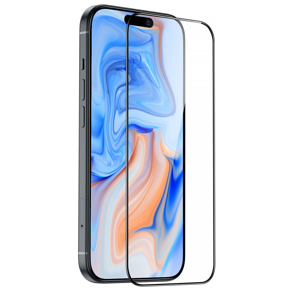 Folie de protectie Ecran ESR Armorite pentru Apple iPhone 15 Plus, Sticla Securizata, Full Glue, Neagra