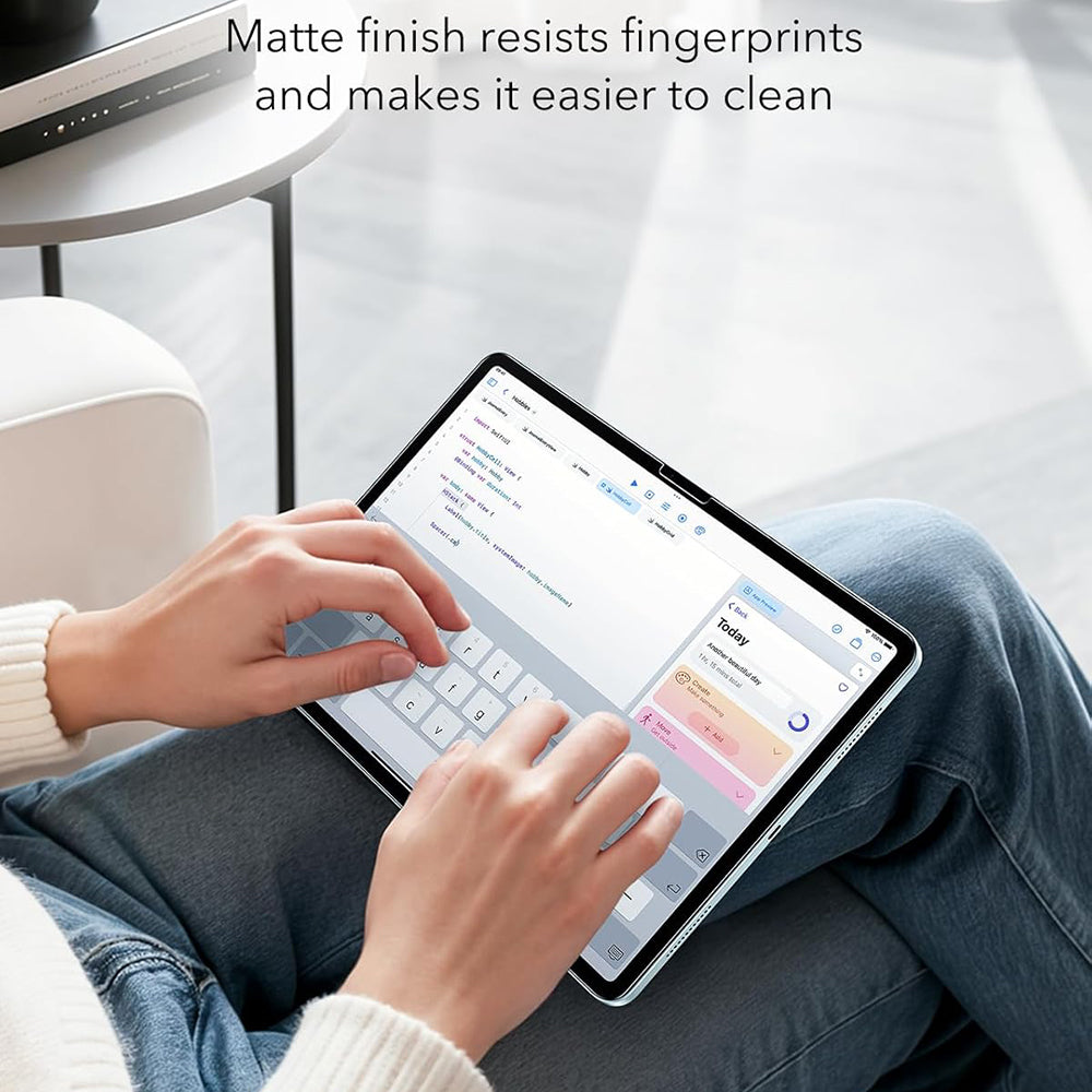 Folie de protectie Ecran ESR Paper Feel UltraFit pentru Apple iPad Air 13 (2026) / Pro 13 (2025), Plastic, Set 2 bucati