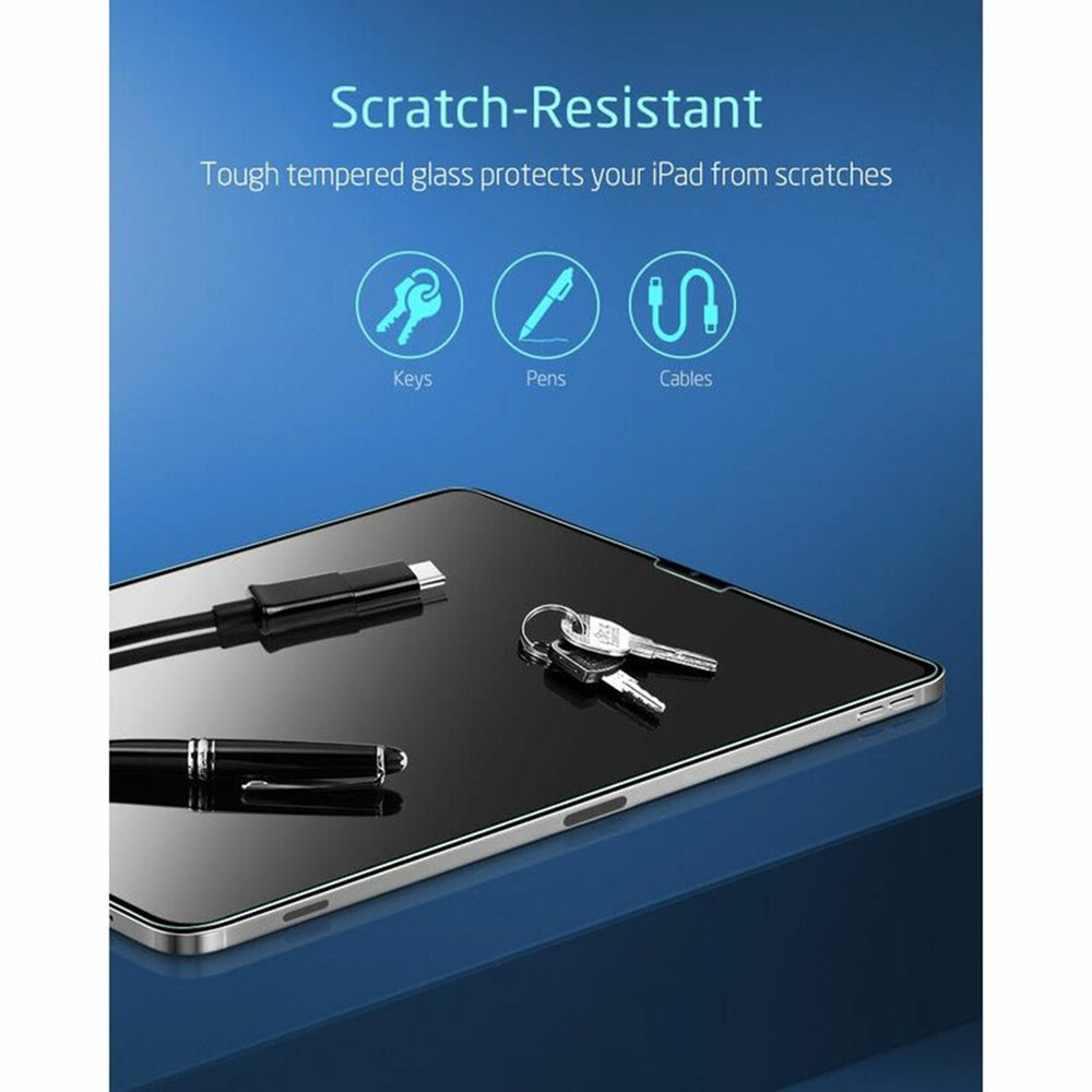 Folie de protectie Ecran ESR pentru Apple iPad Air (2022) / Pro 11 (2021) / Air (2020), Sticla Securizata, Full Glue, Set 2 bucati