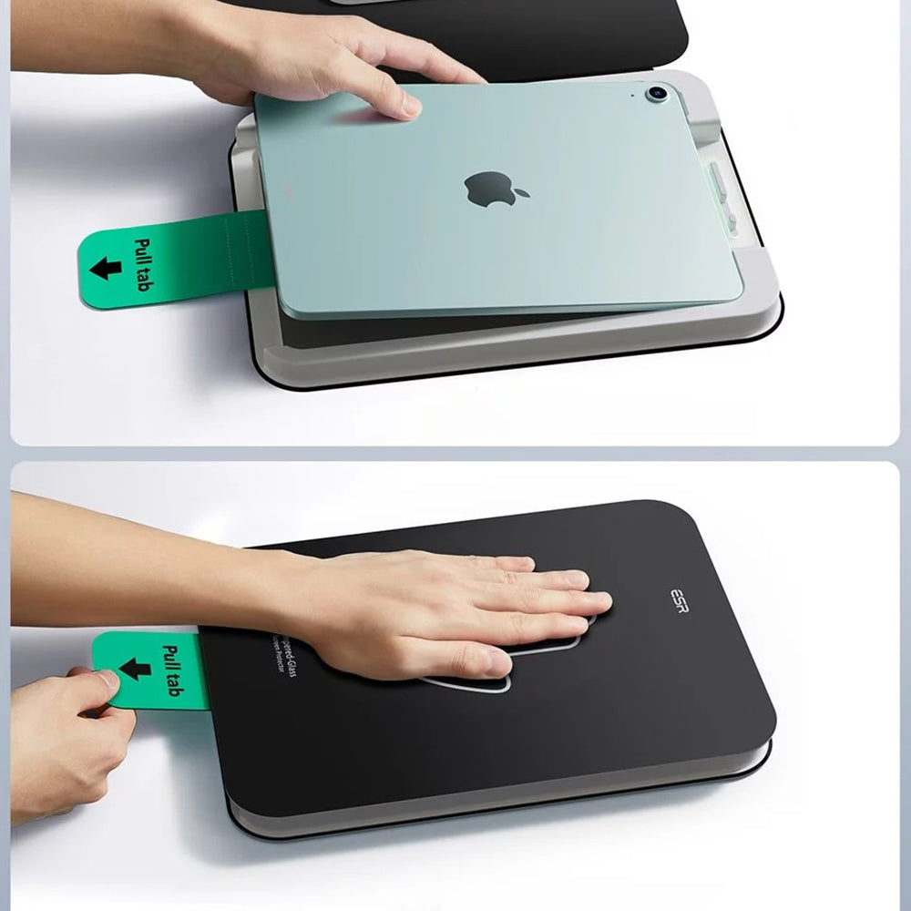 Folie de protectie Ecran ESR UltraFit pentru Apple iPad Air 11 (2026) / Air 11 (2025), Sticla Securizata, Full Glue, Set 2 bucati